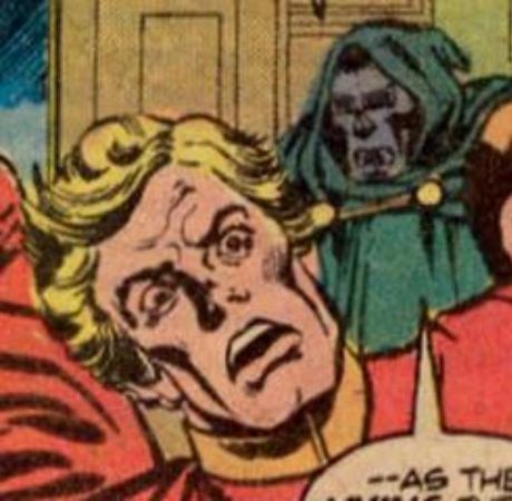 Bram Velsing's face before putting accursed mask.
