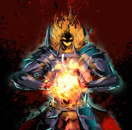 Dormammu from Marvel Comics.