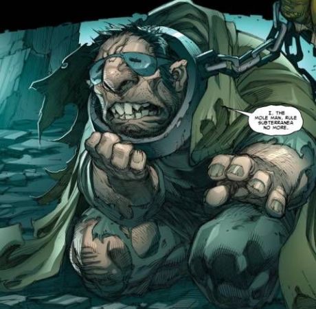 Mole Man from Marvel comics.