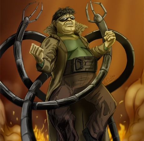 Doctor Octopus fan drawing.